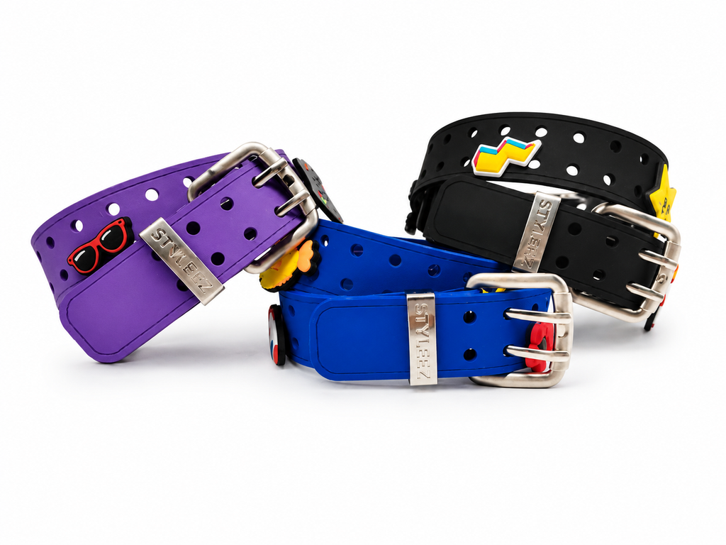 STYLEEZ Custom Charm Belt (6 Free STYLEBITZ Charms Included)